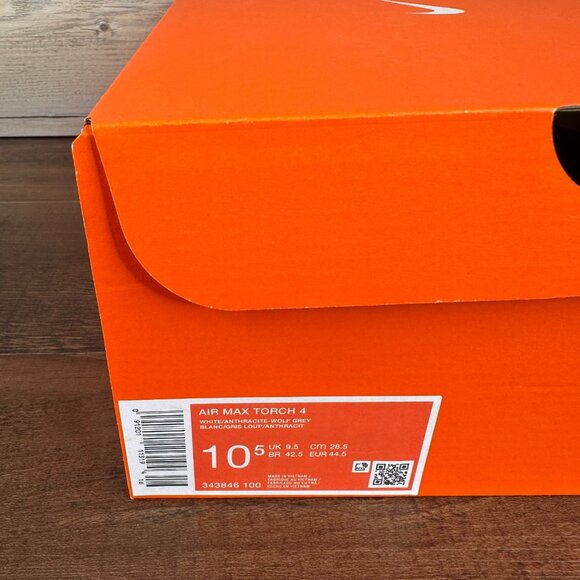 Nike Gamma Force White Black Womens Size 8.5 Summit Iron Grey DX9176 100 - Picture 9 of 9